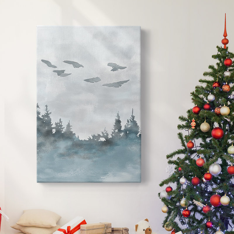 Art des Fêtes de Noël - Toile tendue avec châssis CCI, H 27 po x l 18 po