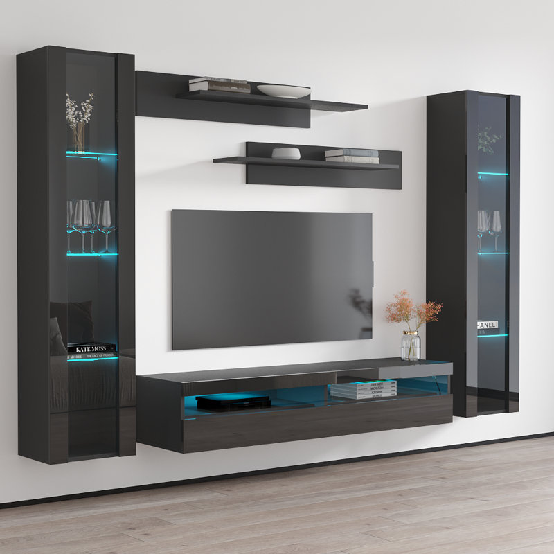 Meuble audio-vidéo Fly 100 A 35TV, Gris