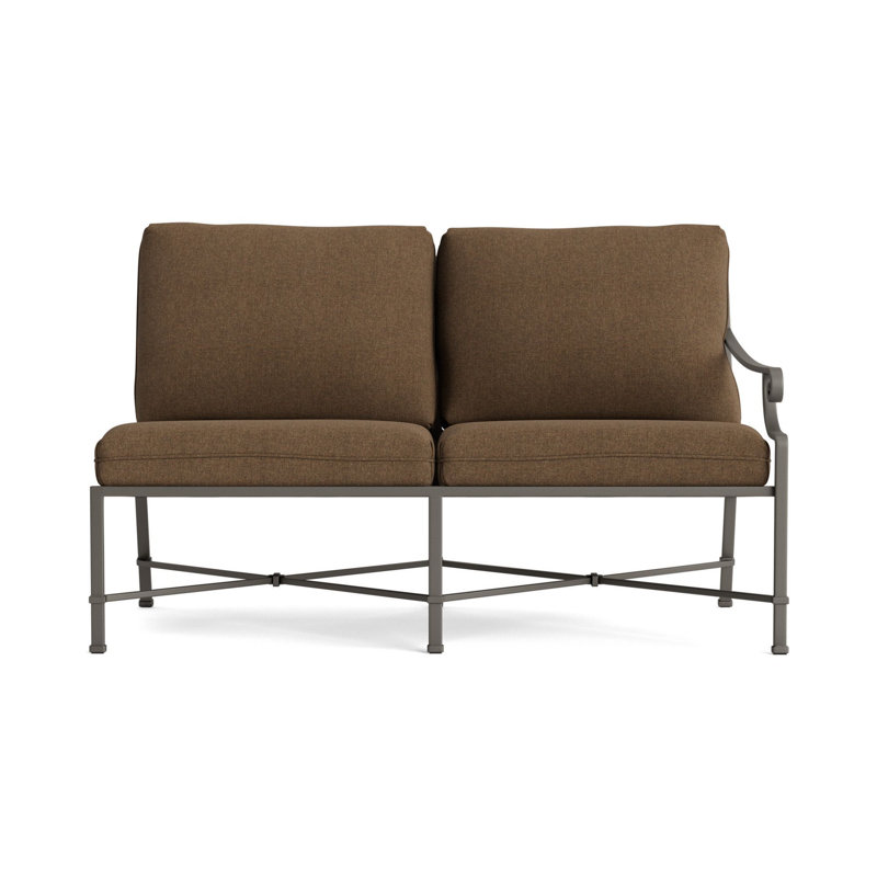 Venetian Outdoor 2 - Seat Loveseat, Fusion Moccasian, Mica
