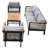 4 Pieces Outdoor Sectional Sofa Set 5-person Patio Seating Group Outdoor Conversation Set with Cushions and a Coffee Table for Patios, Gardens, or Balcony-80284335