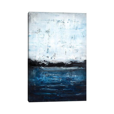 Midnight Lakeside by Radek Smach - Wrapped Canvas Painting