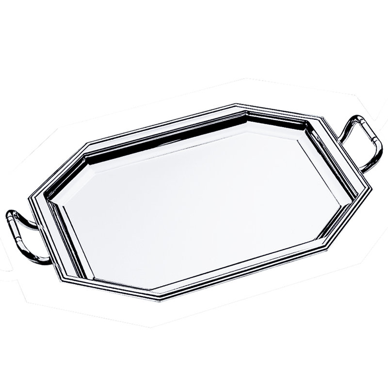 Plateau avec poignées, L 16 po x P 12,4 po