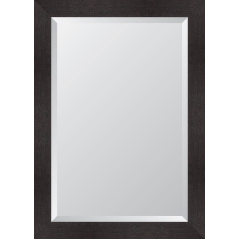 Miroir d'appoint Agapia, 30 po x 42 po, Noyer foncé