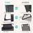 Folding Chaise Lounge Chair with 4-Position Reclining Back and Breathable Mesh Seat-2117863854