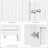 White Double Door Storage Cabinet