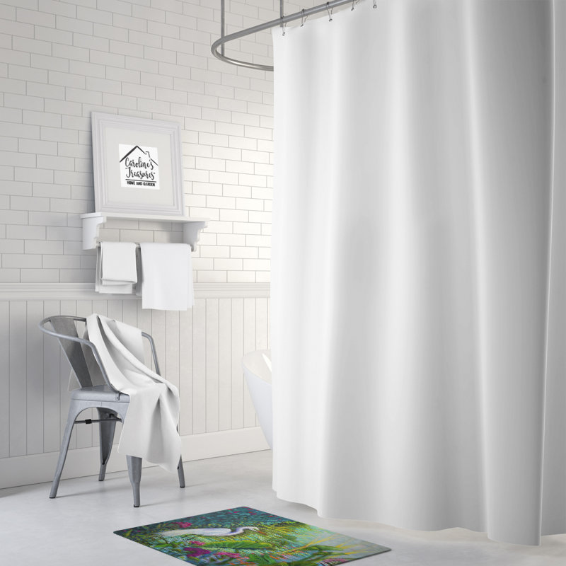 Tapis pour salle de bain Testing the the Waters Heron
