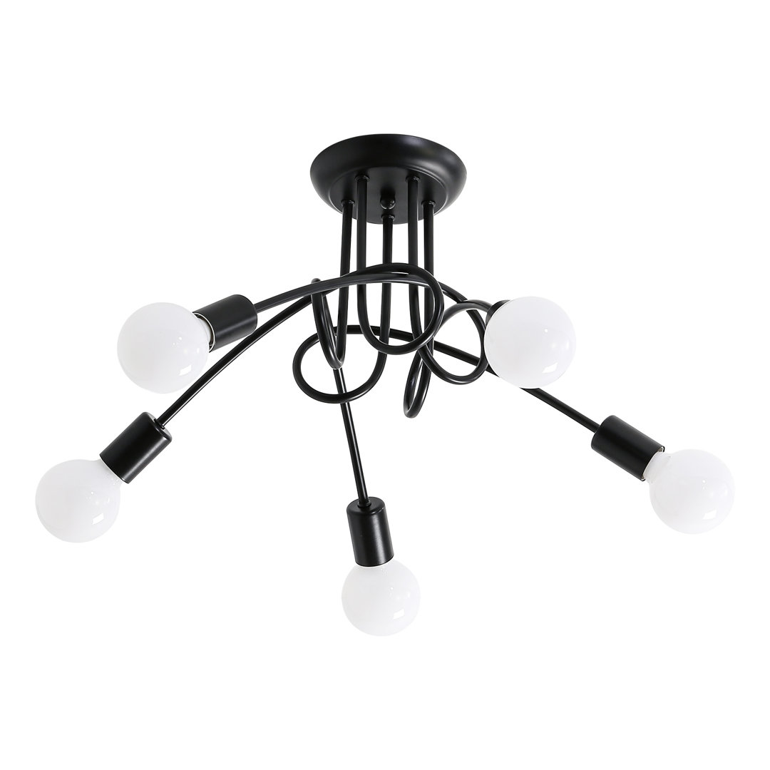 Kimmell 5-Light 60cm Semi Flush Mount Ceiling Light