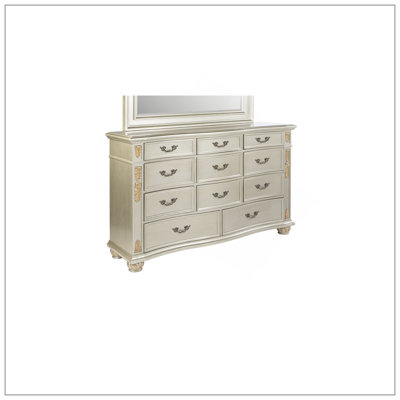 Commode Lyon G07103-D, champagne argenté
