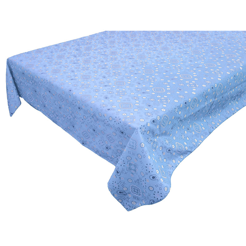 Nappes Bandana, L 58 po x L 108 po, Bleu clair