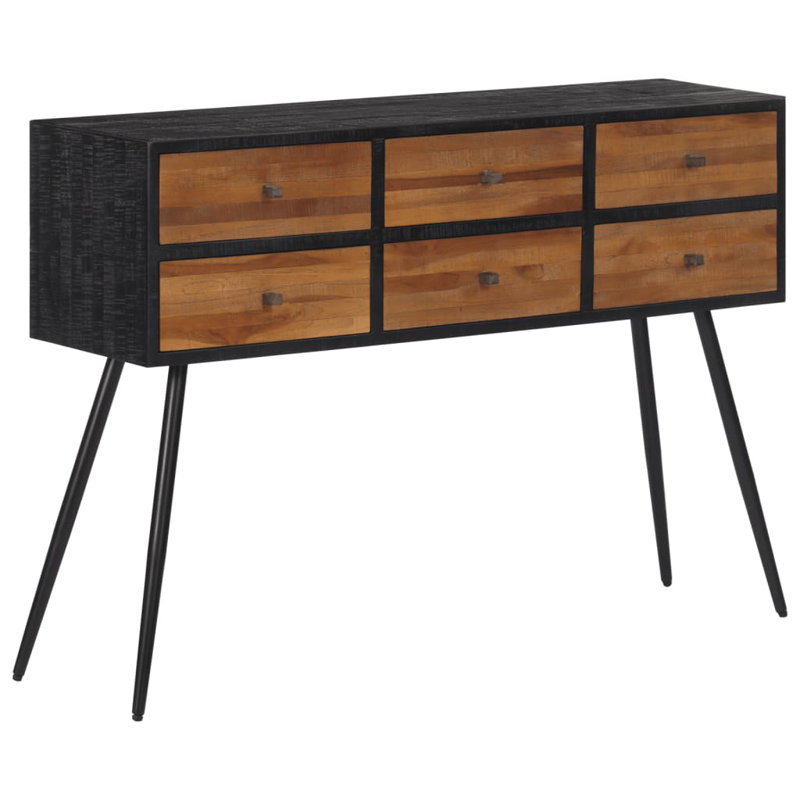 Maybee 116cm Solid Wood Top Console Table
