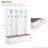 Mudroom Versatile Coat Rack with 2 Large Drawer-213755474