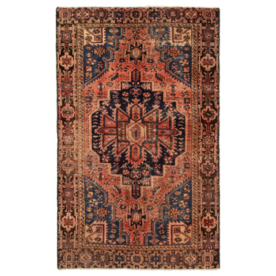 Konya Anatolian Dark Copper Rug 3'8" x 6'2"