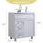 30" Free-standing Single Bathroom Vanity Set with Ceramic Sink - Modern White Cabinet with 2 Soft-Close Drawers