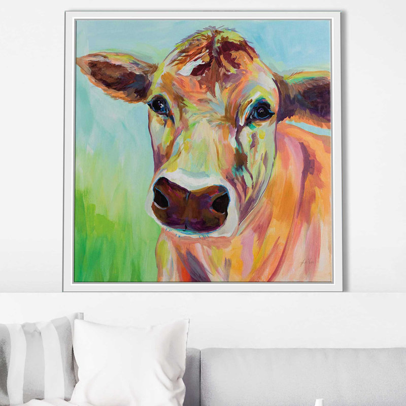 Brody - Peinture, Cadre flottant blanc, H 21,5 po x l 21,5 po x P 2 po