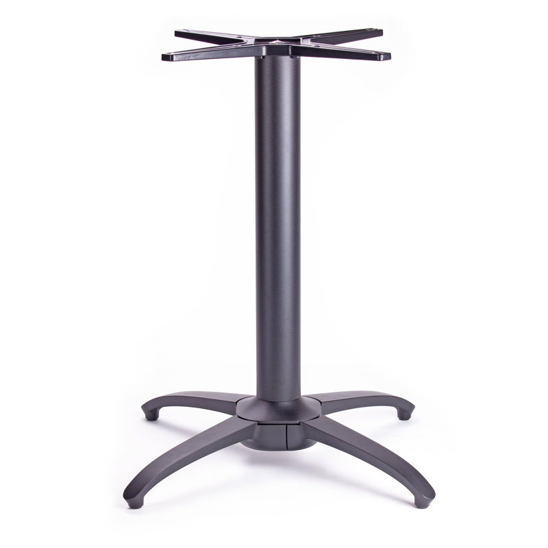 Base de table croisée 28,15 po No Rock, Grès noir