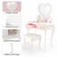 Ensemble de coiffeuse avec miroir Kids Fashion
