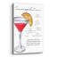  «Cosmopolitan Recipe» par Susan Ball, art mural en verre acrylique, 12 po x 16 po