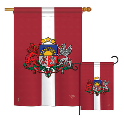Double Sided Polyester House Flag
