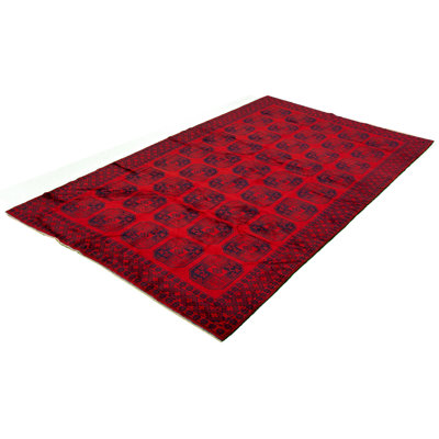 Cassano One-of-a-Kind 7'2'' X 12' 1980s Wool Area Rug in Red