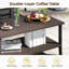 Ensemble de conversation pour patio 5 personnes avec coussins Brandtley-97969411