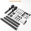 Ensemble de quincaillerie de porte de grange pliable 36 po - ...