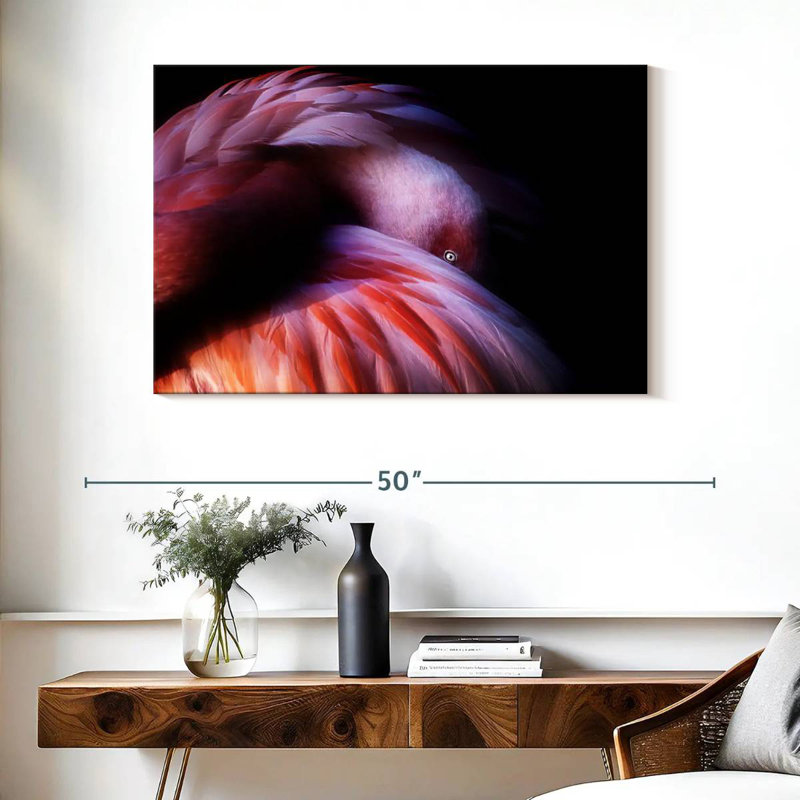 Brampt Gradient Flamingo, 26" H x 39" W