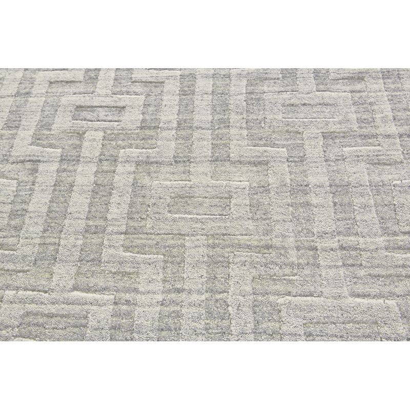 Marcia Viscose Geometric Indoor Rug, Rectangle 2' x 3'