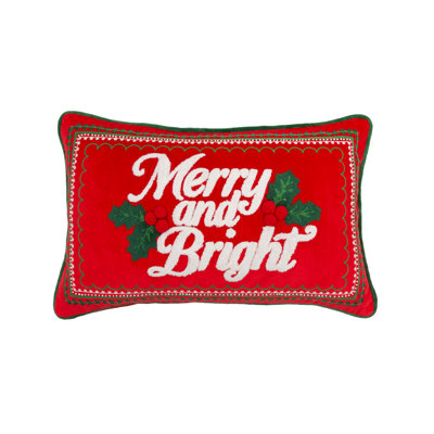 Coussin lombaire festif Merry And Bright