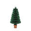 Arbre de Noël artificiel régulier (double) avec aiguilles vertes