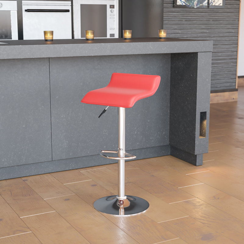 Tabouret de bar Orozco, Rouge