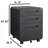 3 Drawer Mobile File Cabinet, Simple Style Versatile Storage Cabinet, Living Room Storage Cabinet-341094920
