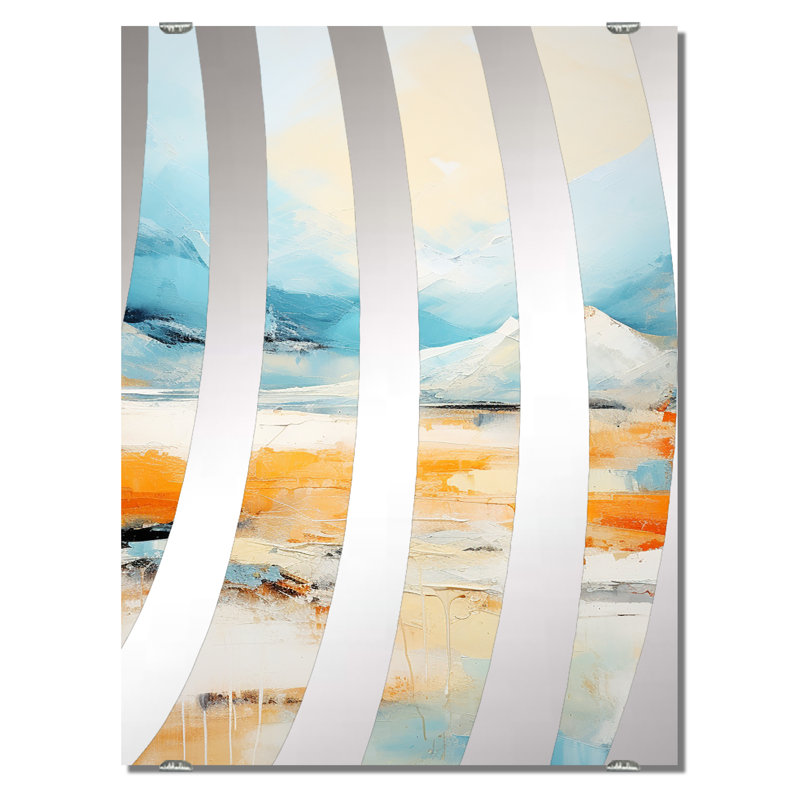 Miroir mural Berlinerly - Tachisme MIR136202, 32 po x 24 po