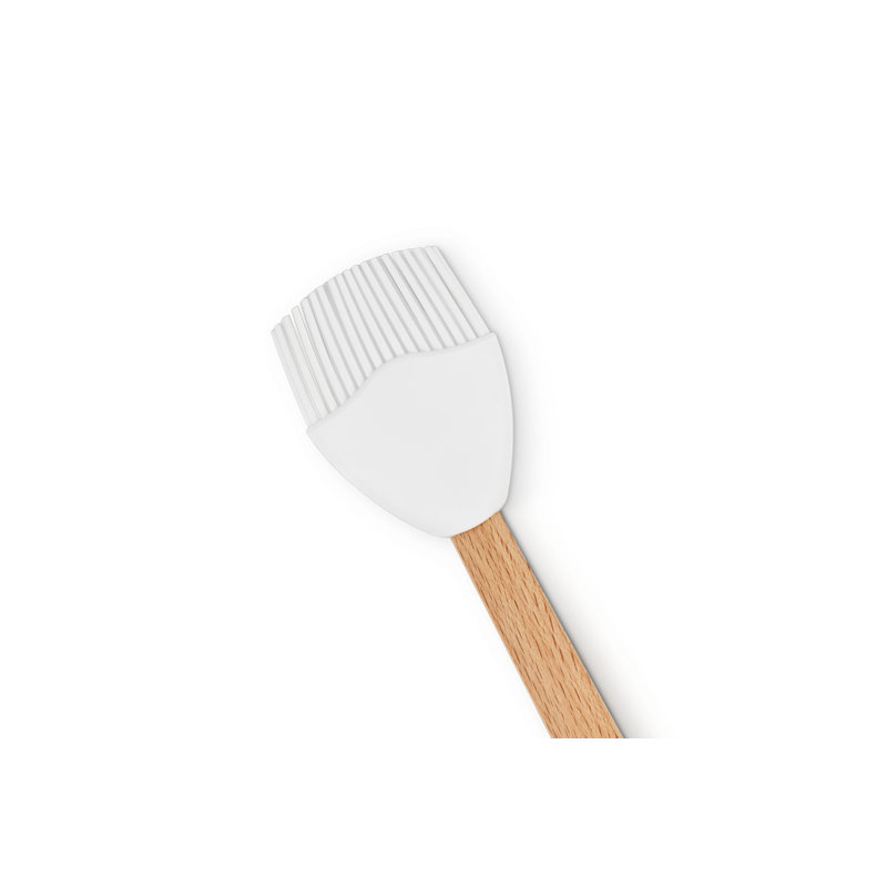 Le Creuset Signature Silicone Basting Brush, White, White