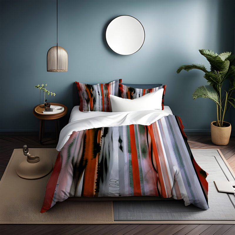 Polyester Duvet Cover, King Duvet Cover + 2 King Shams