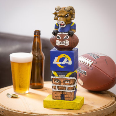 Team Garden Statue, LA Rams, Blue & Gold