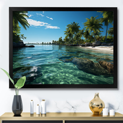 «USA Florida Keys Escape Tropical Water» - décoration murale États-Unis