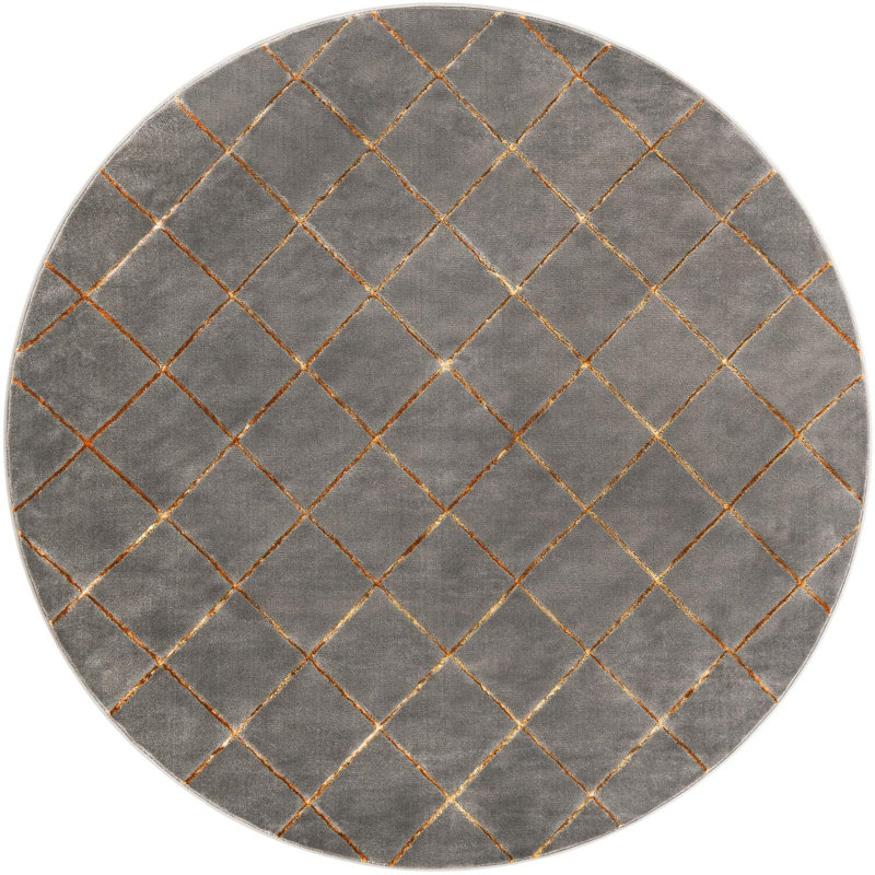 Gris contemporain et gris Etowah, Rond 7 pi 10 po