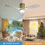  Ventilateur de plafond 52 po avec lumière DEL et moteur à courant continu réversible Airys-857551863