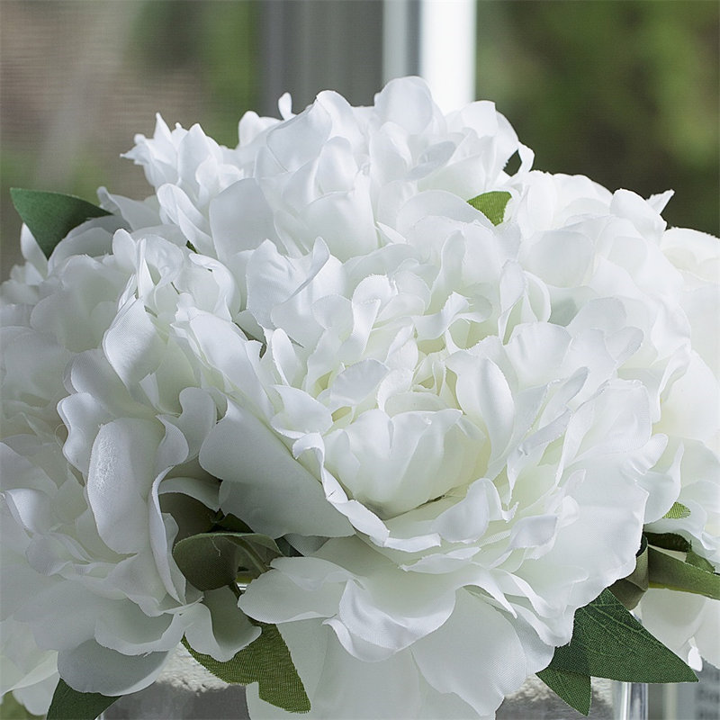 Arrangements floraux de pivoines dans un vase