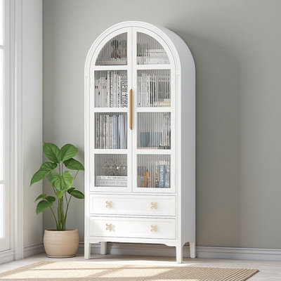 French Minimalist Style Display Cabinet