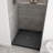 Streamline 32 in. x 32 in. Alcove Acrylic Shower Base in Glossy Black with Center Drain, Drain Included