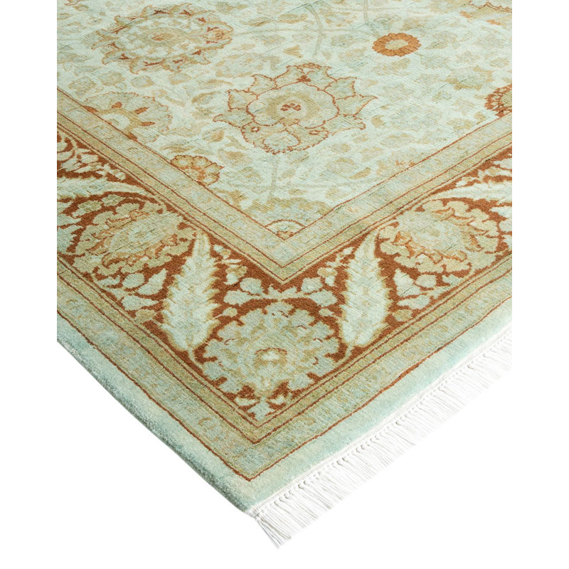 Fine Vibrance One-of-a-Kind 4' 1" X 6' 0" Hand Knotted Area Rug