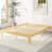 Amylia Solid Wood and Metal Heavy Duty Rayon from Bamboo iron Platform Bed Frame No Box Spring Required-170940785-147289322