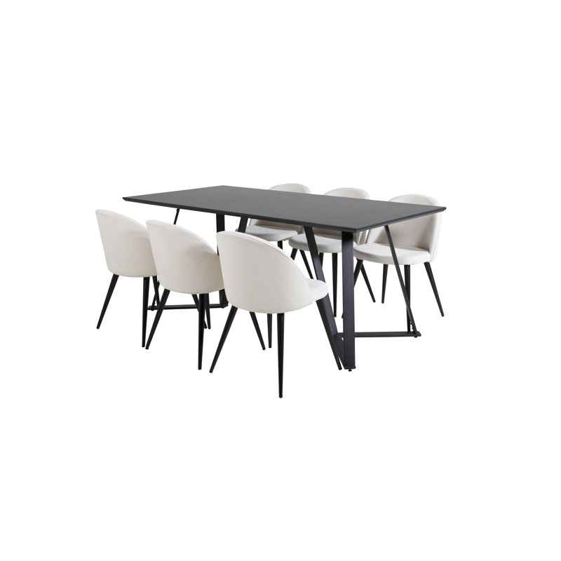 Neilsen 6 - Person Dining Set, Beige