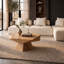Marcques - Table basse moderne en acacia Pentagon