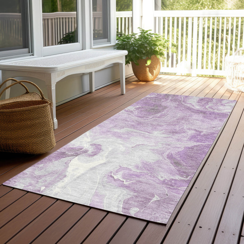 Tapis lavable à la machine intérieur / extérieur Cinead ACN1687, Tapis de couloir 2 pi 3 po x 7 pi 6 po