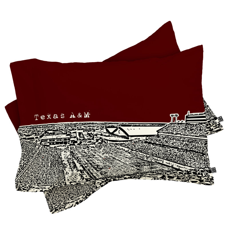 Housse de coussin Bird Ave Texas A&M Maroon, Très grand