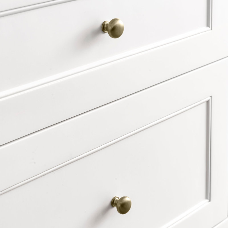 Breckenridge 48'' W Single Bathroom Vanity Base, Bright White