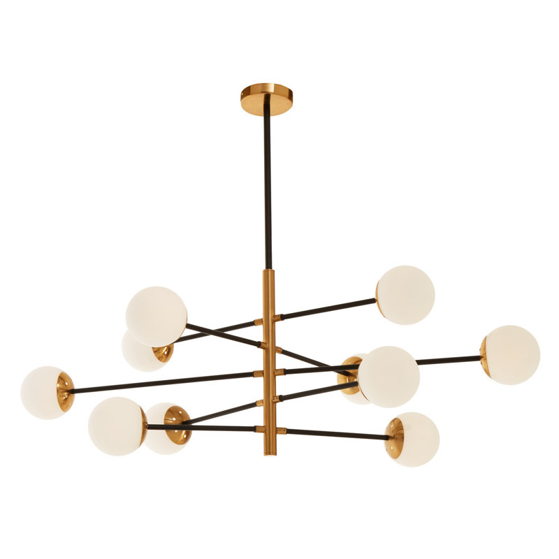 Ahkeem 10 - Light Gold Sputnik Pendant