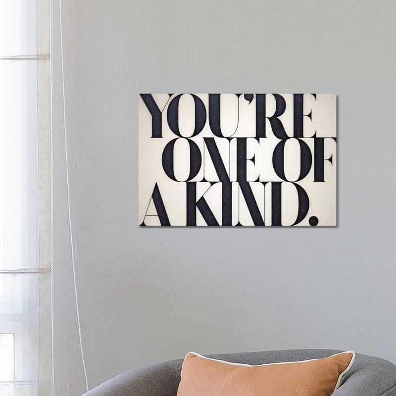 One Of A Kind by 33 Broken Bones - No Frame Print on Canvas, 66.04 cm H x 45.72 cm W x 1.91 cm D